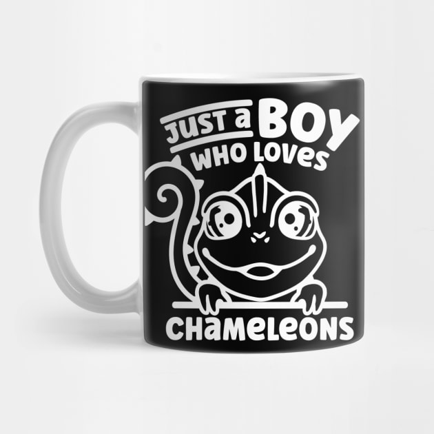 Just A Boy Who Loves Chameleons - Chameleon by fromherotozero